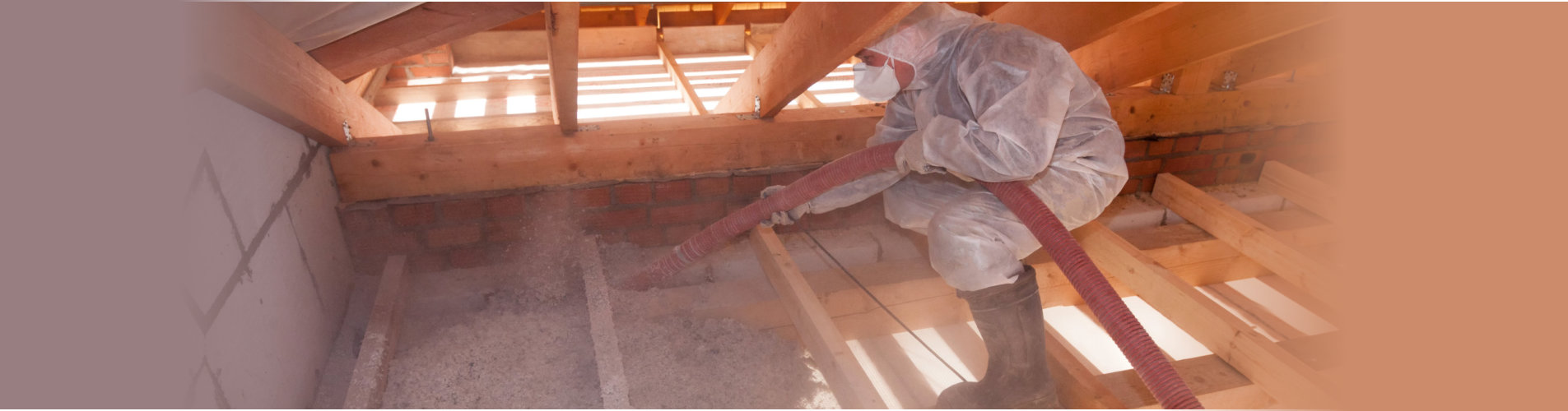 worker cleaning on roof